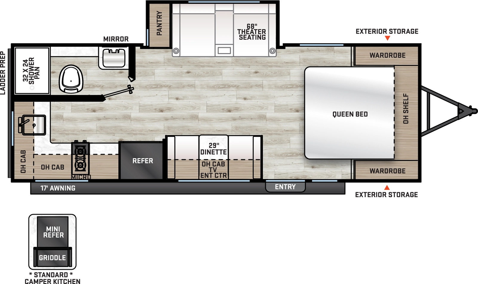 2027 COACHMEN 194RBS - Floorplan 1