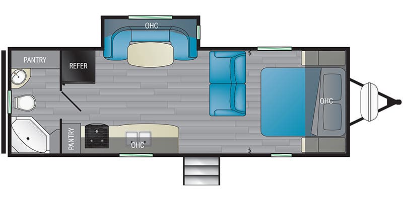 2021 HEARTLAND 22FBS - Floorplan 1