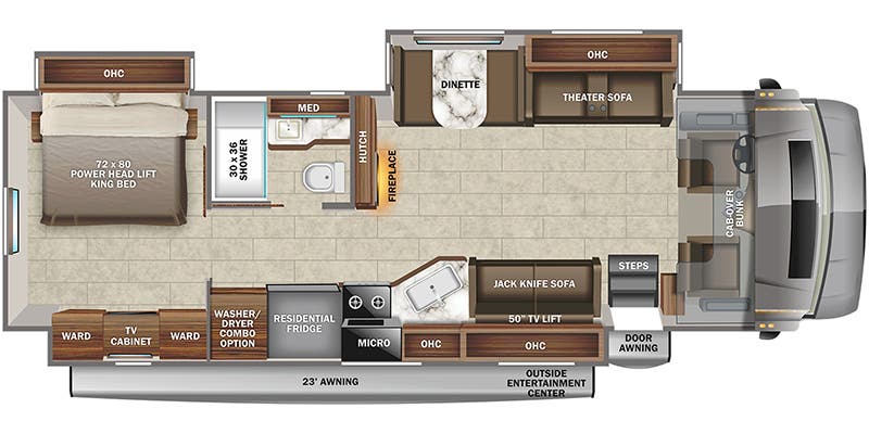 2022 JAYCO SENECA 37M floorplan