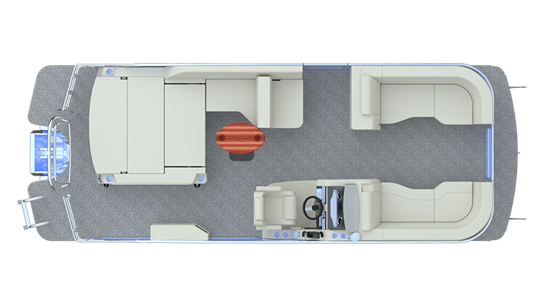 2027 Godfrey Monaco 235 SFL - Floorplan 1