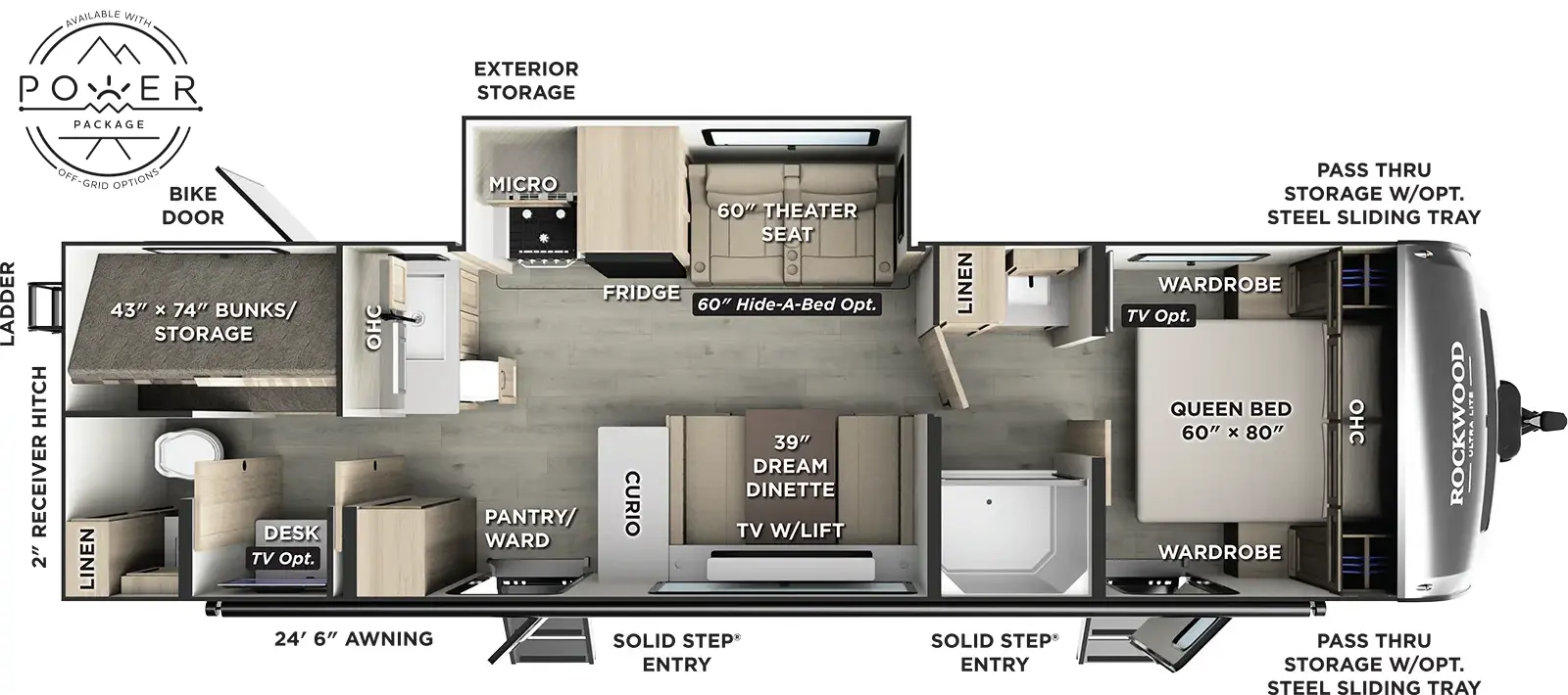 2026 FOREST RIVER 2918BH - Floorplan 1
