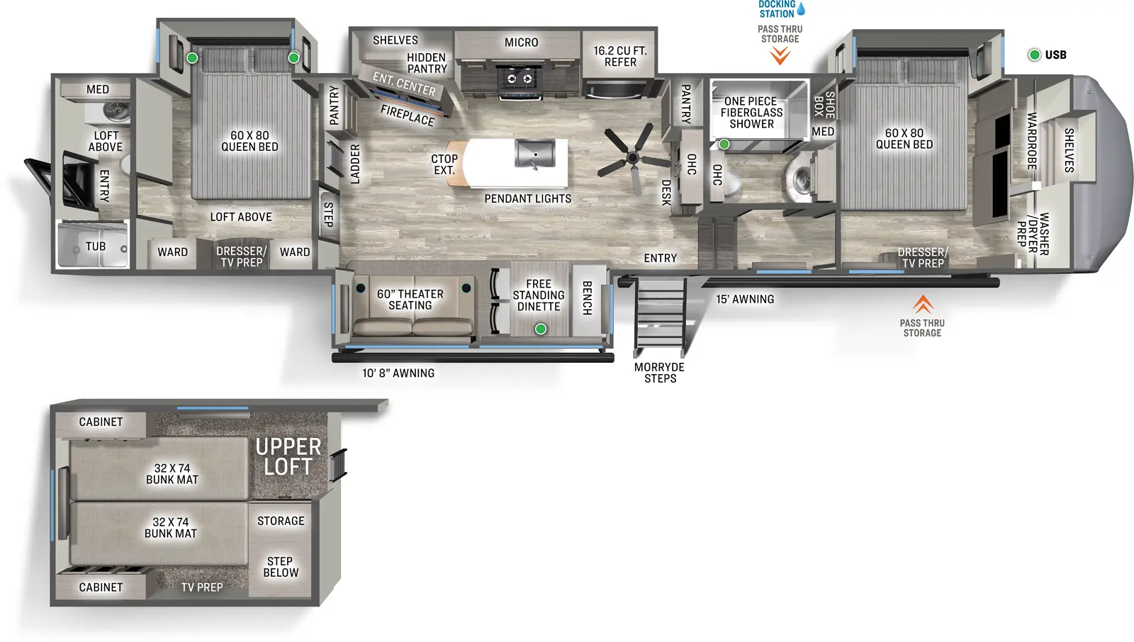 2026 FOREST RIVER 4002FB - Floorplan 1