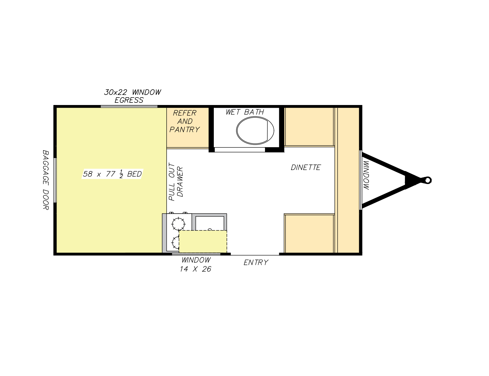 2026 Modern Buggy Big Buggy BB14 - Floorplan 1