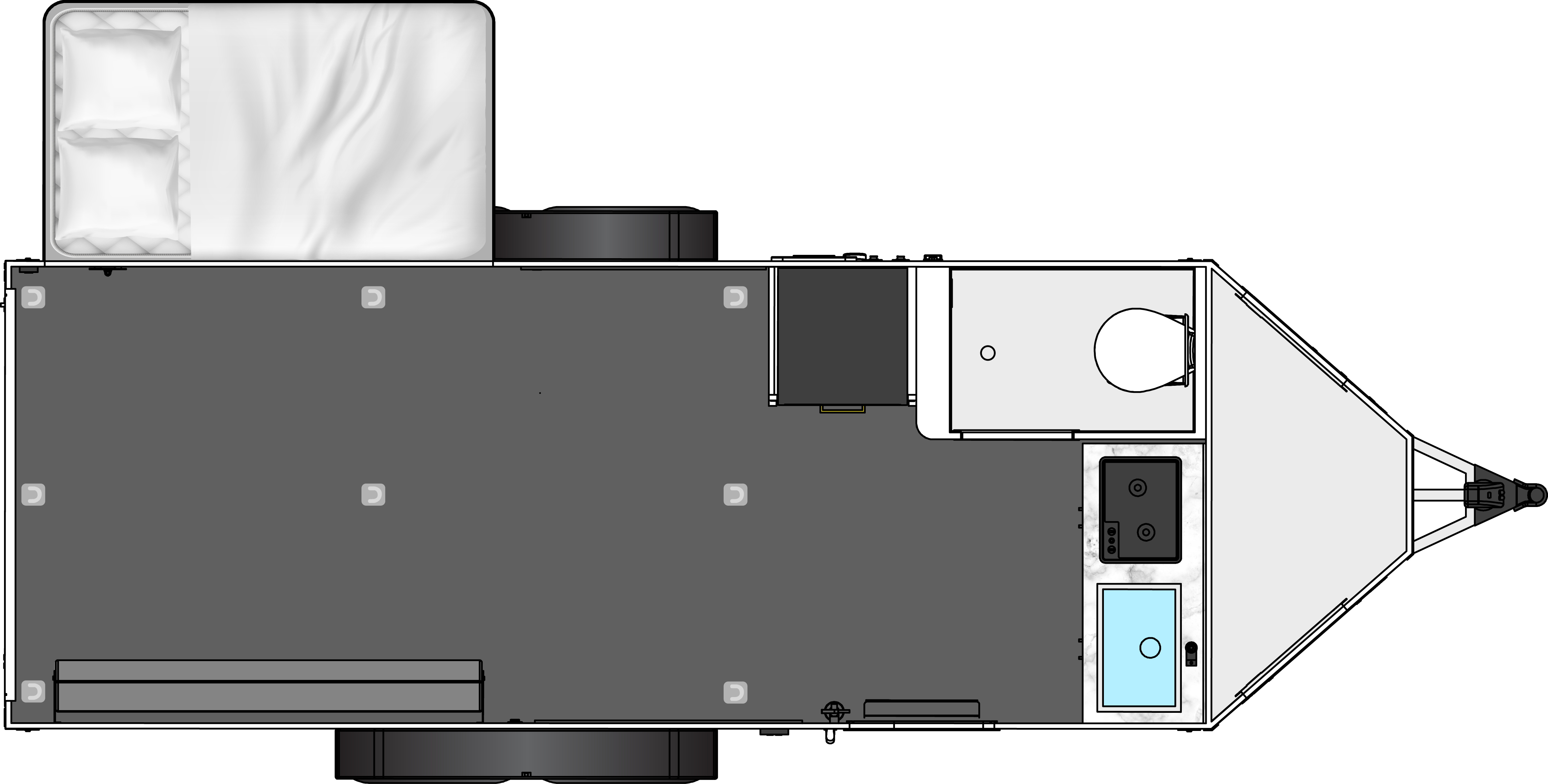 2027 InTech Black Wing 724-X - Floorplan 1