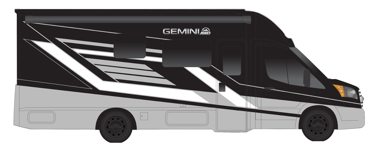 2027 Thor Motor Coach Gemini AWD 24JG - Stock Image 3