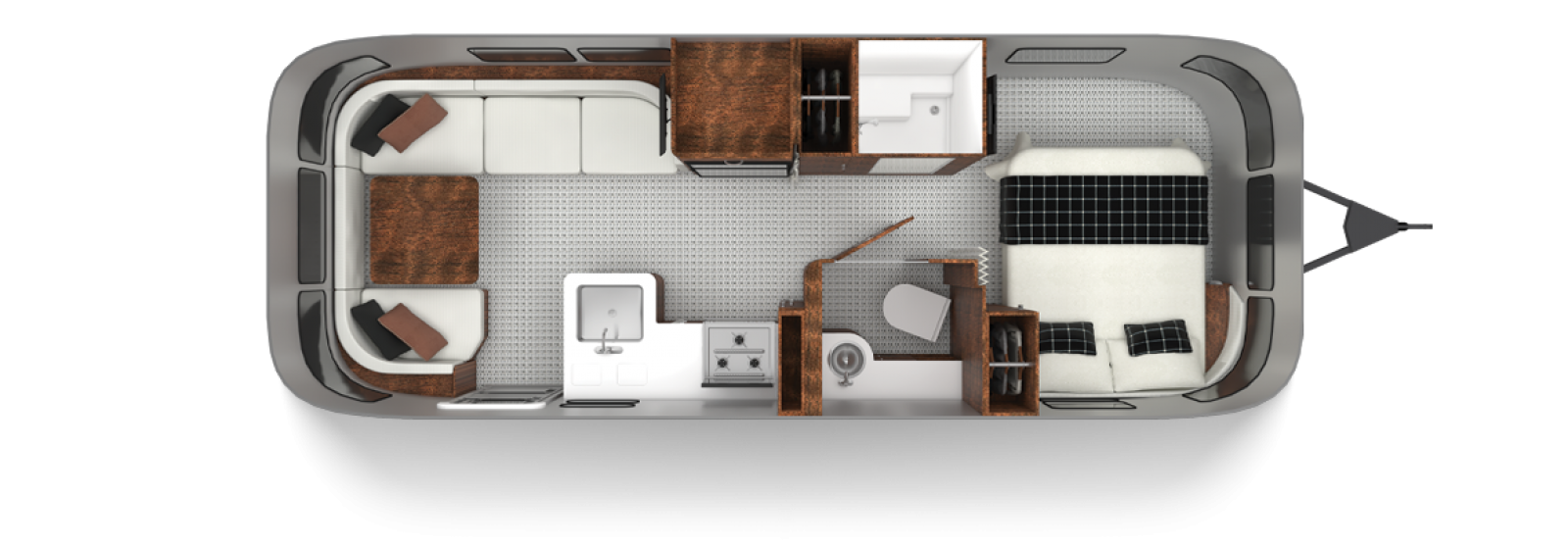 2026 Airstream Globetrotter 25FB - Floorplan 1