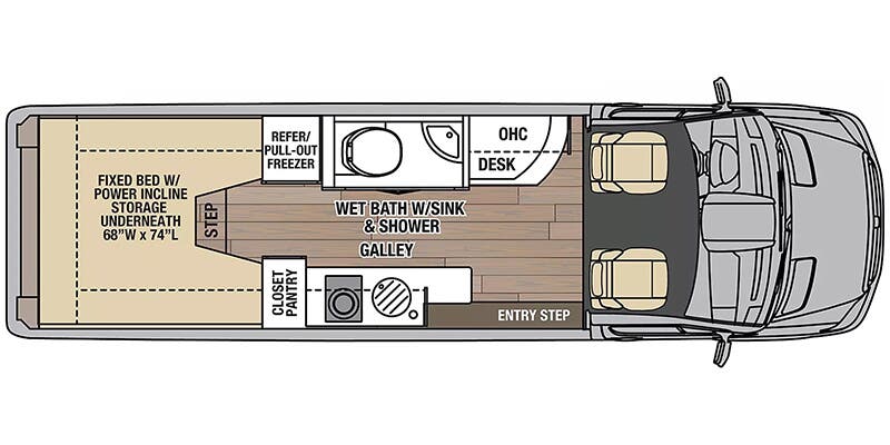 2025 Coachmen Galleria Li3 24A - Floorplan 1