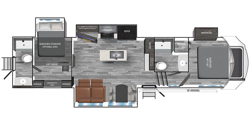 2025 Heartland Corterra CT 3.5 - Floorplan 1