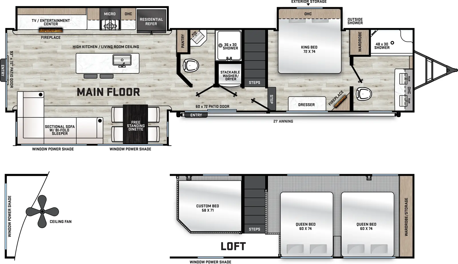 2026 COACHMEN 43CONDO - Floorplan 1