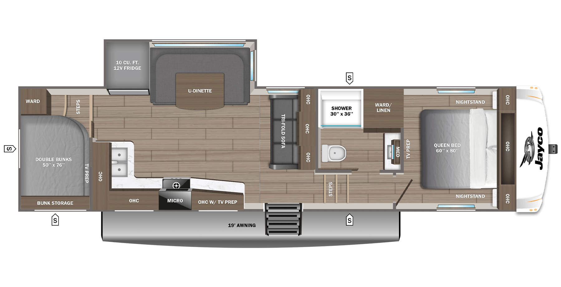 2027 JAYCO EAGLE SLE 28BHU - Floorplan 1