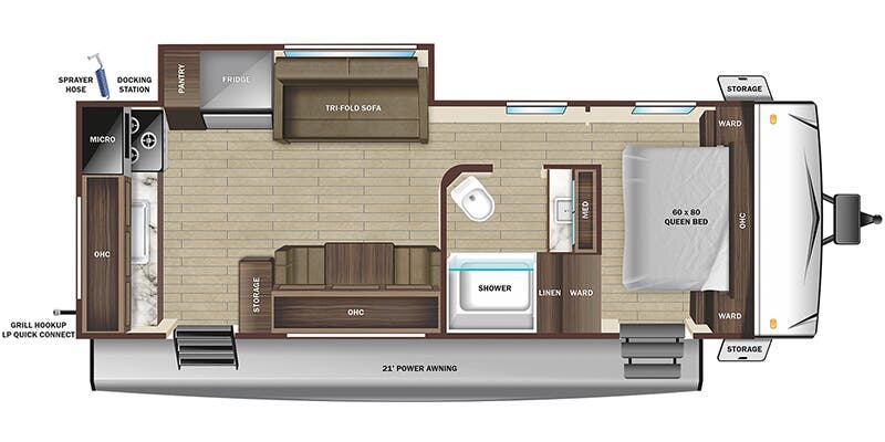 2025 Starcraft Super Lite 233ML floorplan