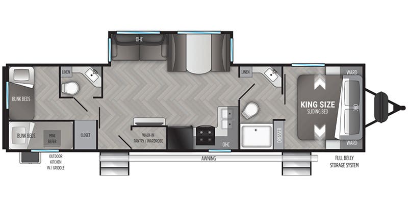 2021 Cruiser RV Shadow Cruiser Ultra-Lite SC327BHS - Image 2
