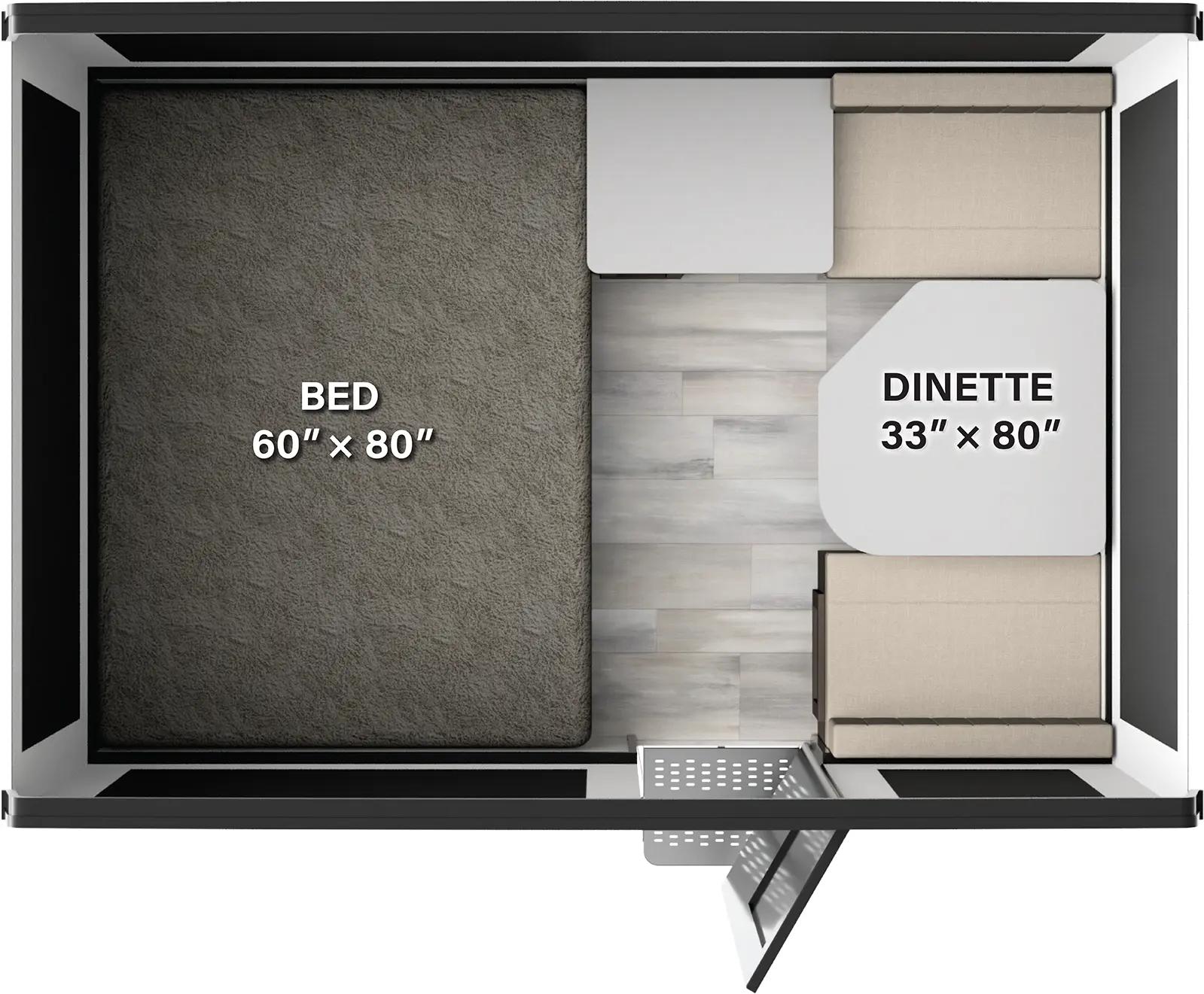 2026 Forest River Rockwood Tent 19OTG - Floorplan 1