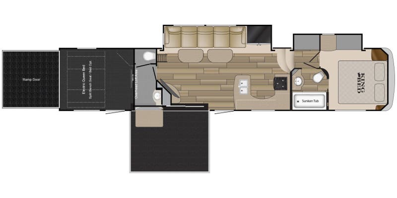 2018 HEARTLAND ROAD WARRIOR 427 floorplan