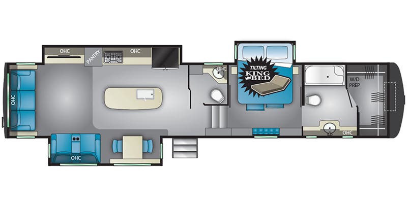 2019 HEARTLAND LANDMARK 365 NEWPORT - Floorplan 1