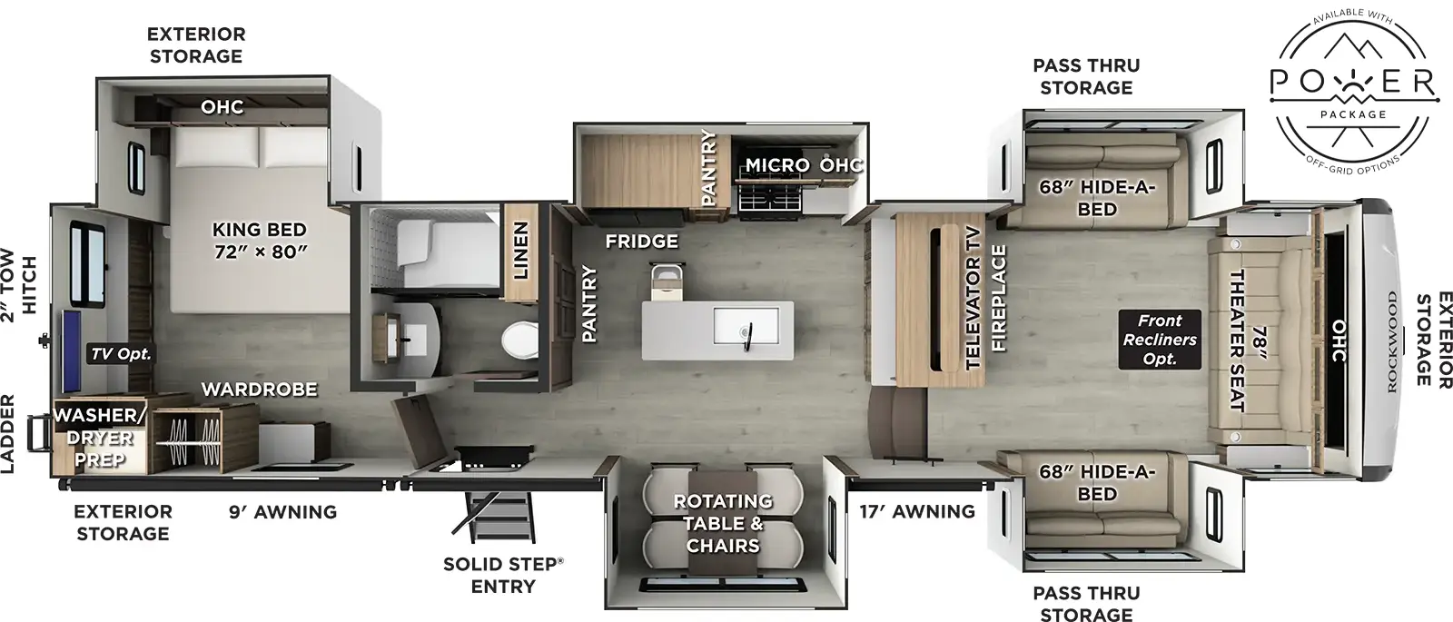 2026 FOREST RIVER 402SFL - Floorplan 1