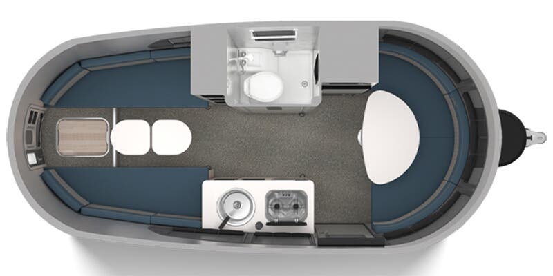 2025 Airstream Basecamp 20X - Floorplan 1