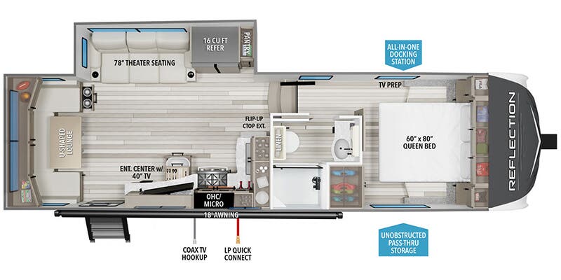 2025 GRAND DESIGN 260RD - Floorplan 1