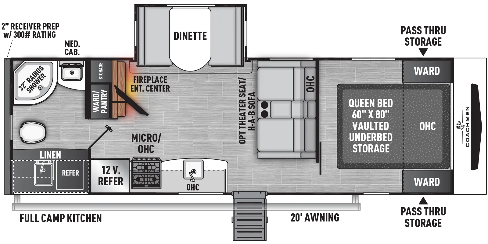 2026 Coachmen FET252RBS floorplan