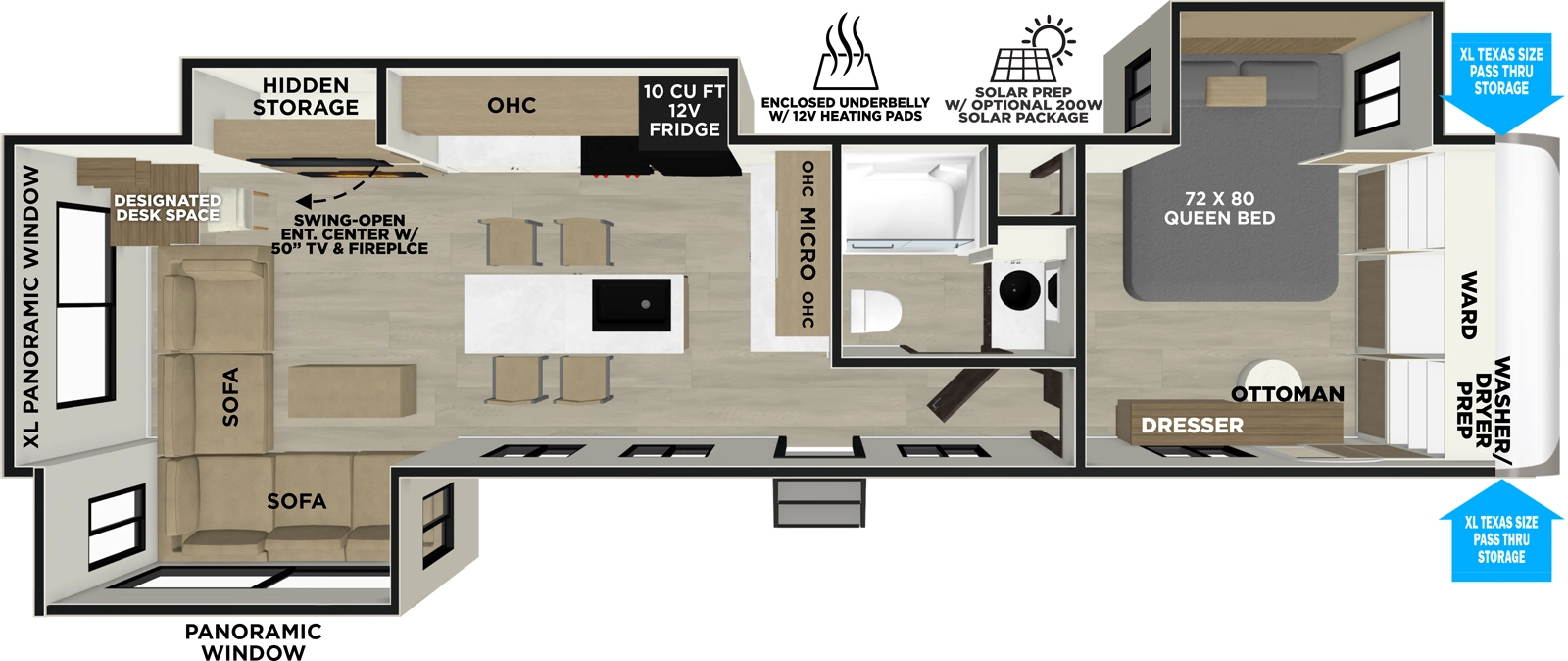 2026 Wildwood WBT323RLI floorplan