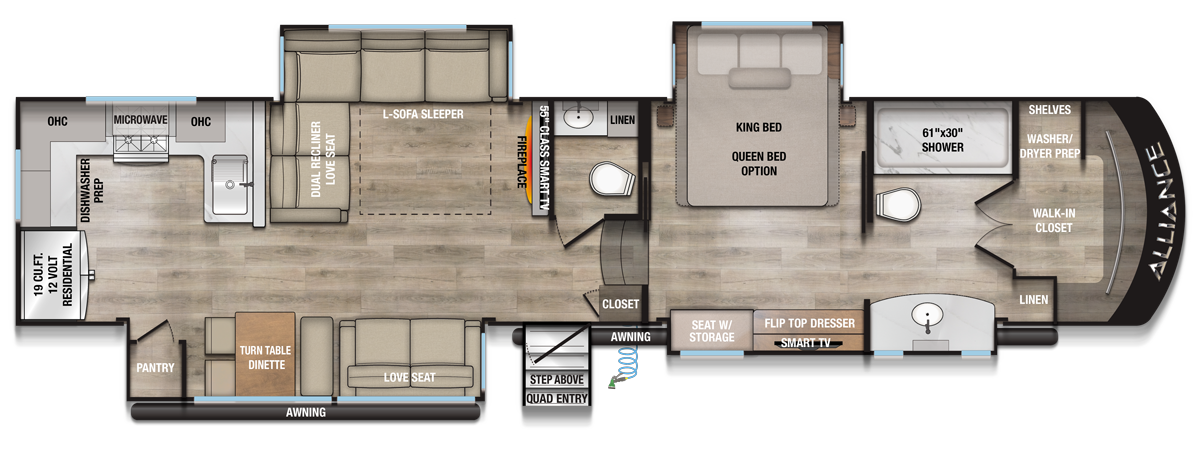2024 ALLIANCE 382RK - Floorplan 1