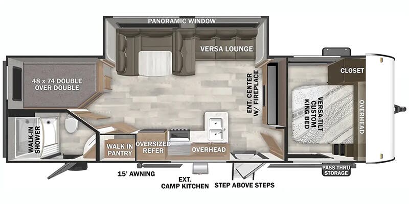 2025 FOREST RIVER 263BHXLX - Floorplan 1