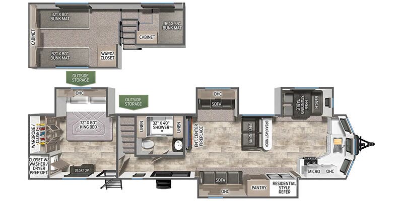 2026 PALOMINO 403LFT - Floorplan 1