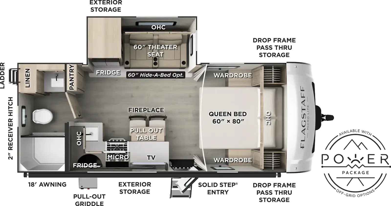 2027 FOREST RIVER 22LKS - Floorplan 1