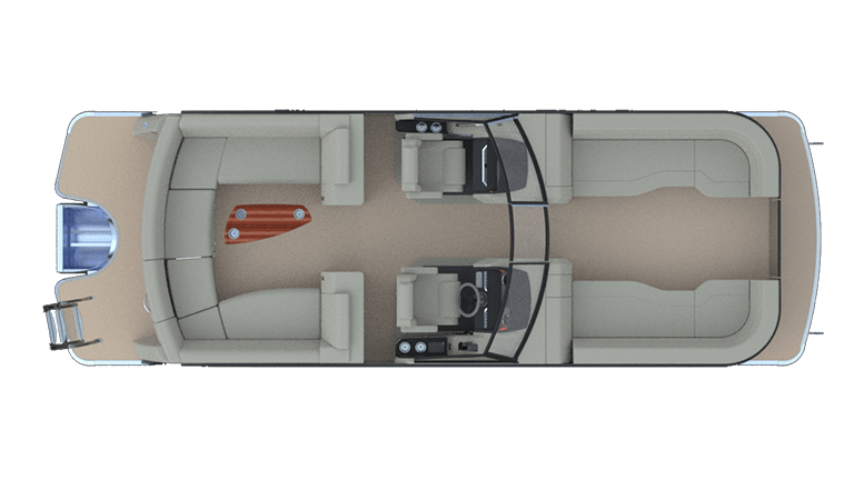2026 Godfrey AquaPatio 255 ULW - Floorplan 1