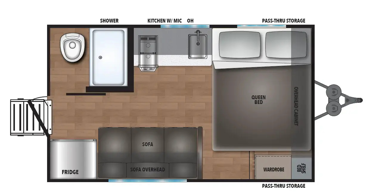 2026 COACHMEN 160RE - Floorplan 1