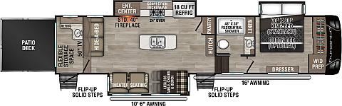 2025 KZRV, LP 341RPT - Floorplan 1