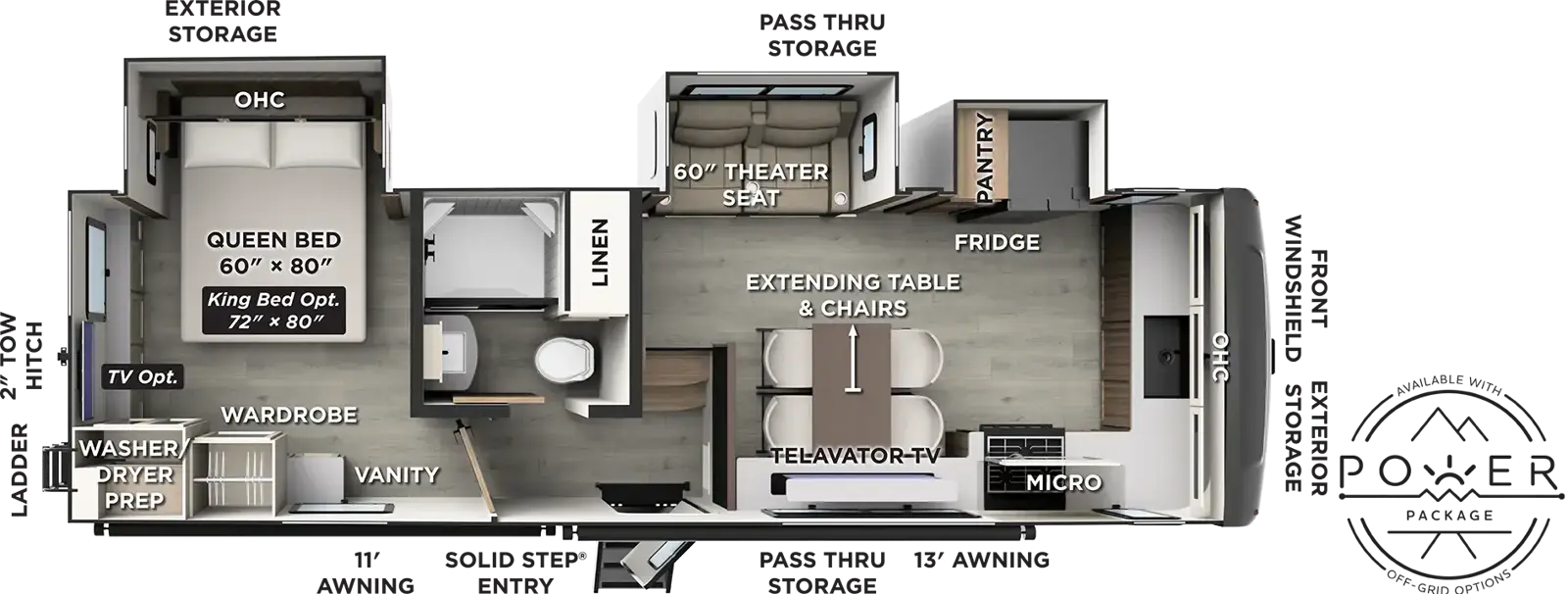 2027 Forest River Rockwood Signature 290SFK - Floorplan 1