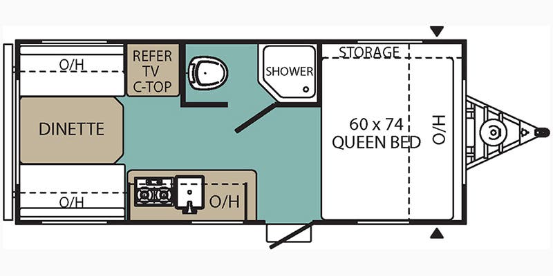 2018 VIKING 17RD - Floorplan 1
