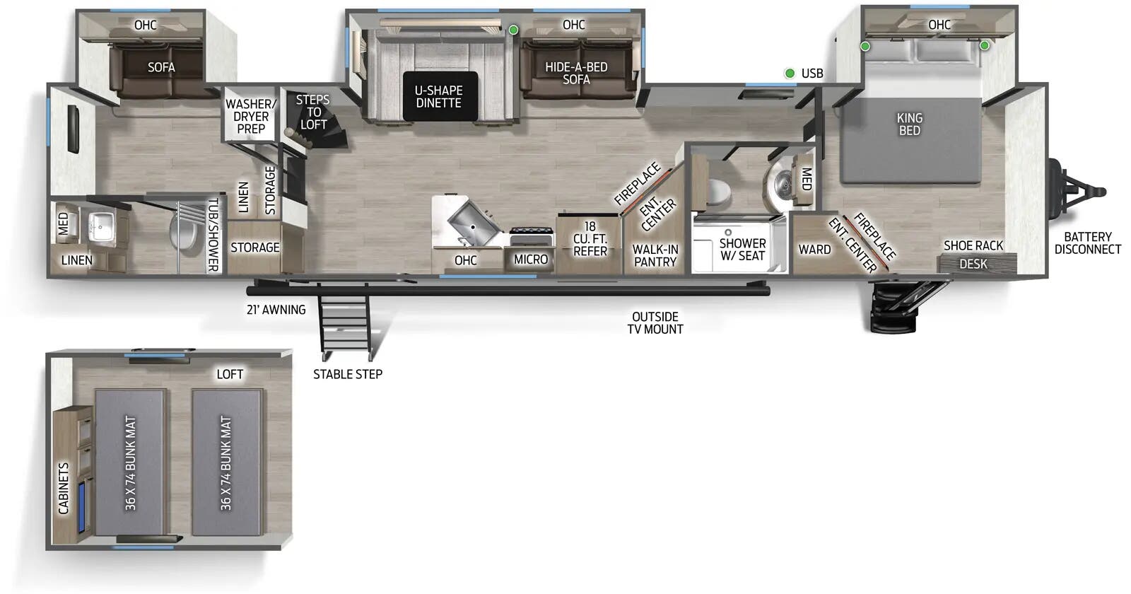 2027 Forest River Cherokee Timberwolf 39DC - Image 2