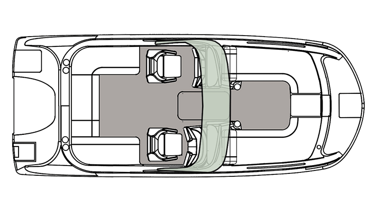 2020 Hurricane SunDeck 217 OB floorplan