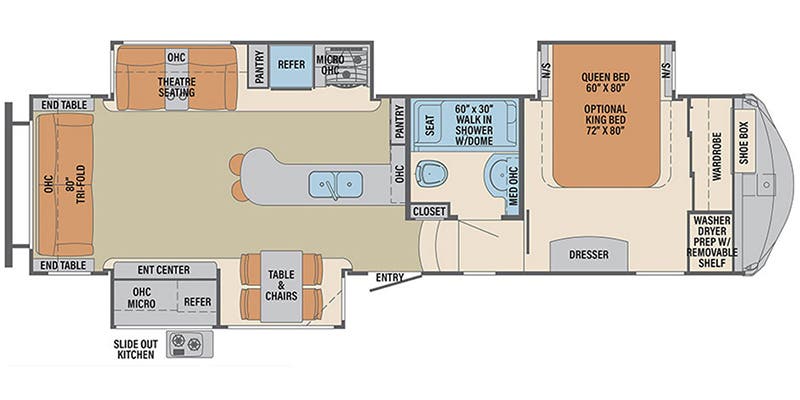 2018 Palomino Columbus 298RL - Floorplan 1