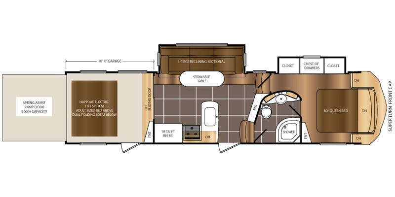 2017 Prime Time Spartan 1032 - Floorplan 1