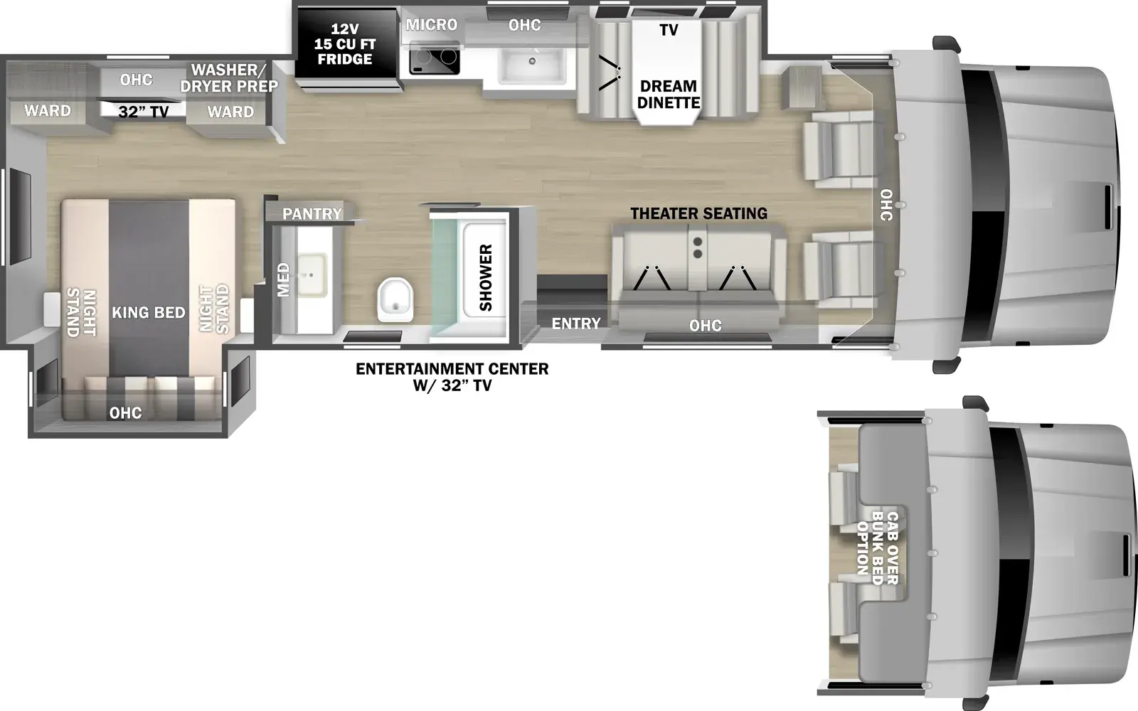 2027 Dynamax Europa 32KD - Floorplan 1