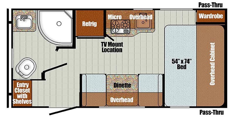 2023 GULF STREAM 17SCD - Floorplan 1
