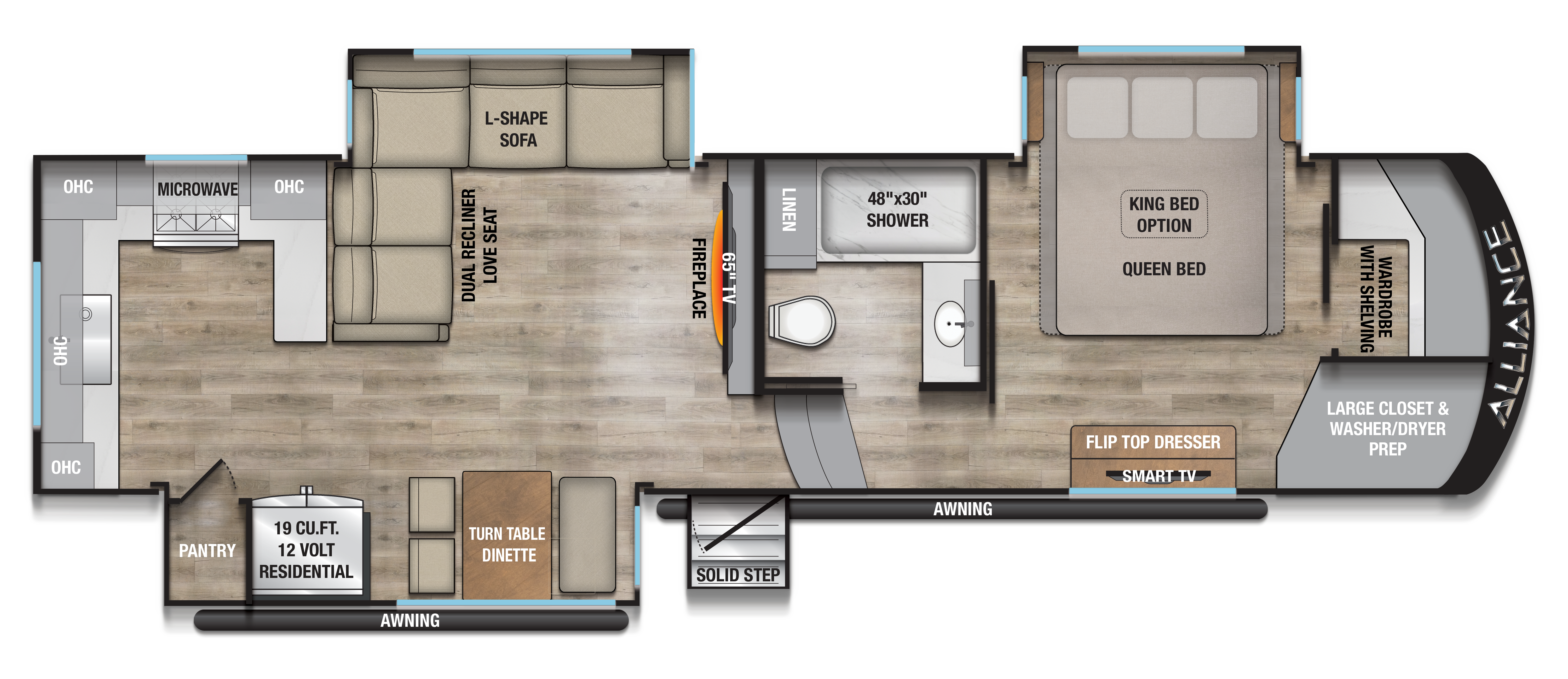 2027 ALLIANCE 312RK - Floorplan 1