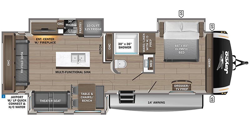 2025 JAYCO 294CKBS - Floorplan 1