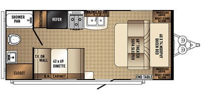 2014 PALOMINIO SOLIARE 199 - Floorplan 1