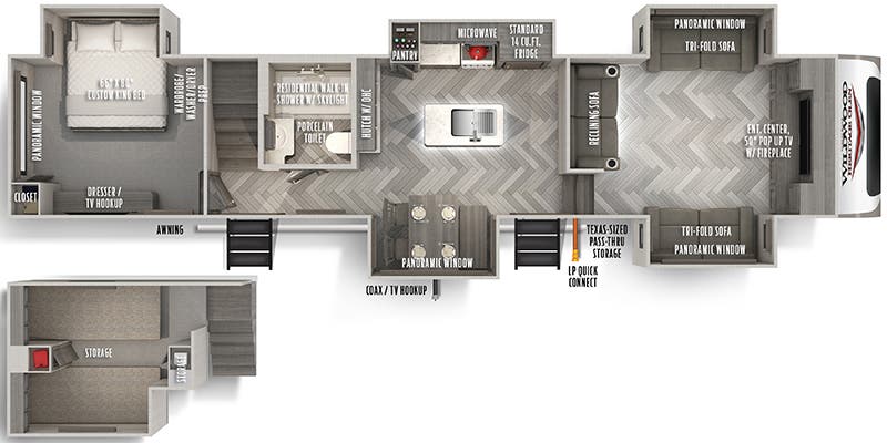 2021 Forest River Wildwood Heritage Glen 378FL - Image 2