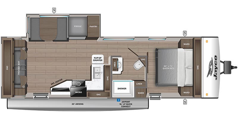 2023 JAYCO 26RL - Floorplan 1