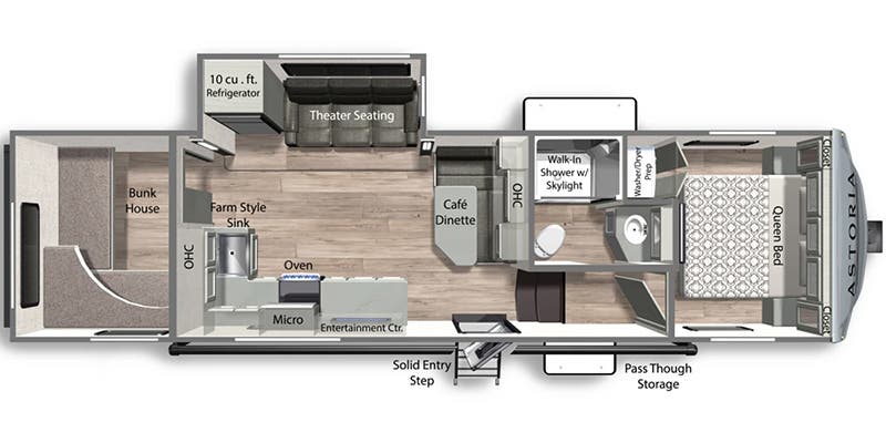 2024 DUTCHMEN ASTORIA 298BH - Floorplan 1