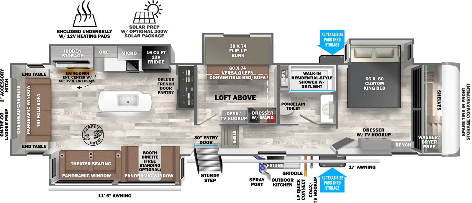 2026 FOREST RIVER 369BL - Floorplan 1