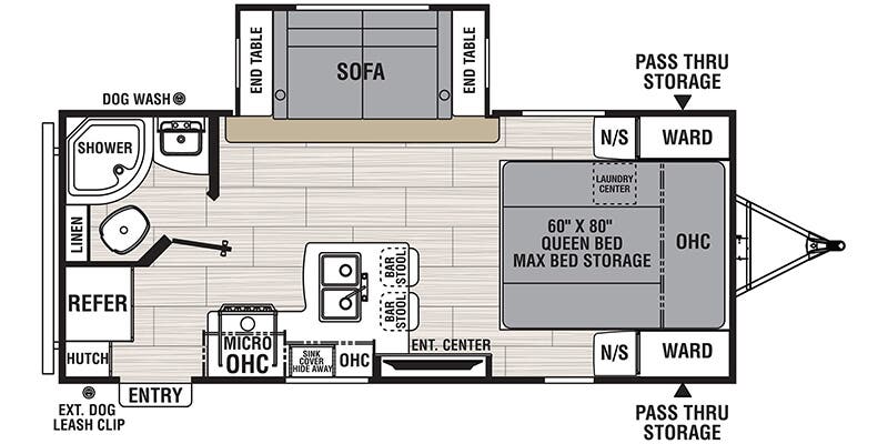 2023 COACHMEN 1943RB - Floorplan 1