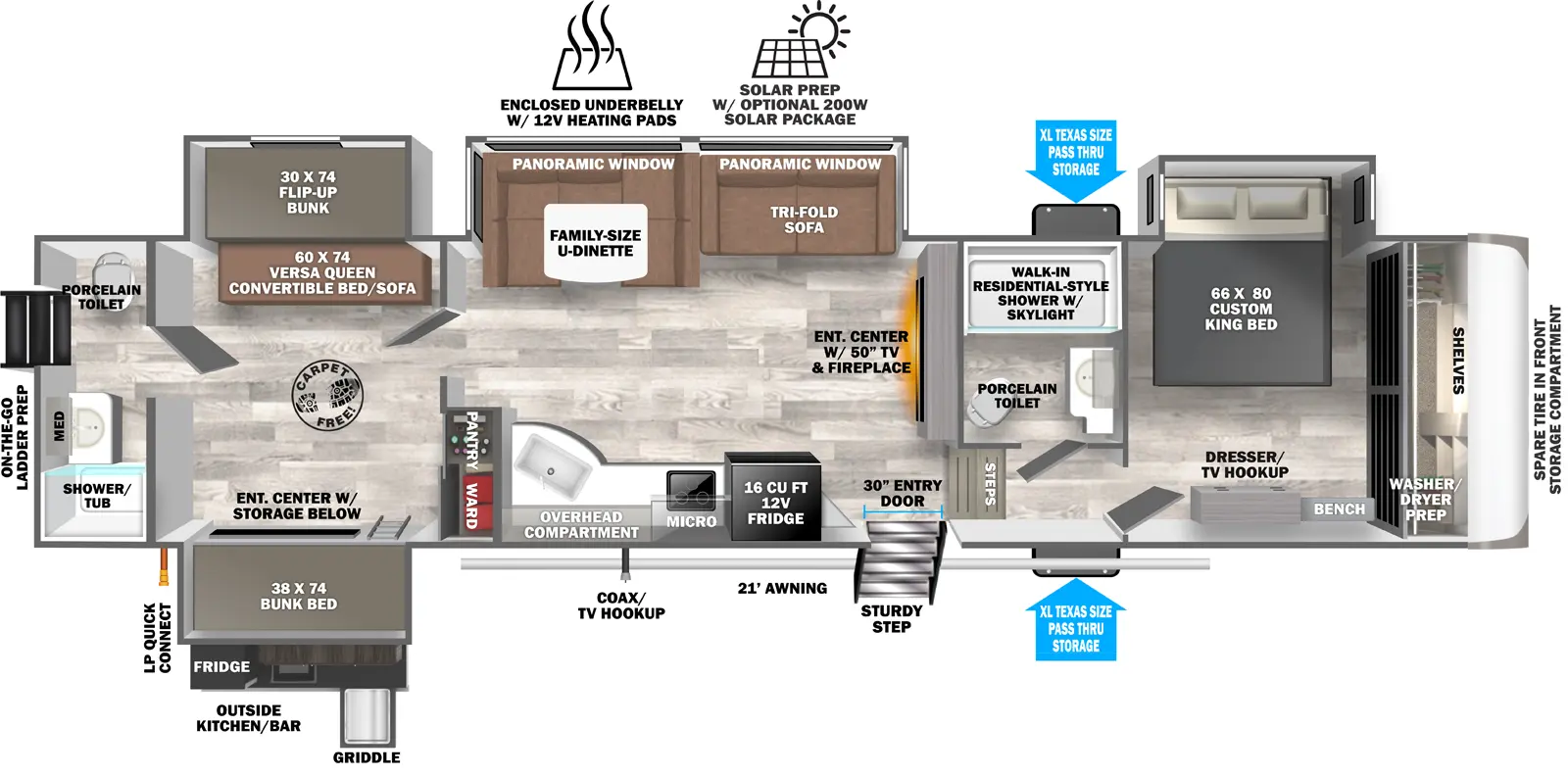 2026 FOREST RIVER 356QB - Floorplan 1