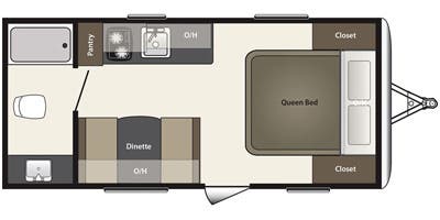 2015 SUMMERLAND MINI 1700FQ - Floorplan 1