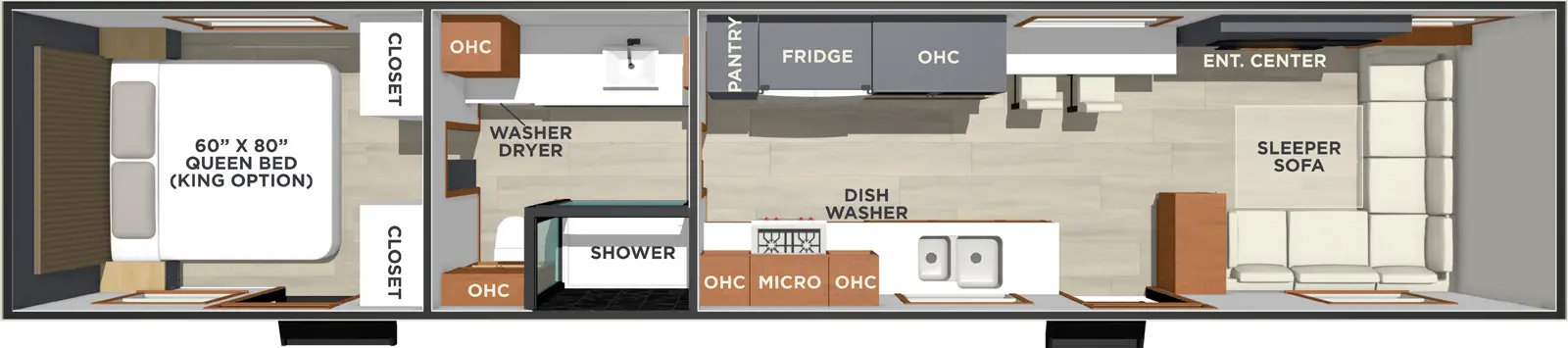 2026 Forest River Lost Pines Sequoia - Floorplan 1